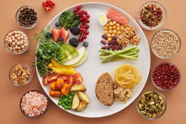 foods on a surface
