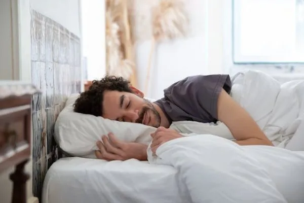 sleeping man